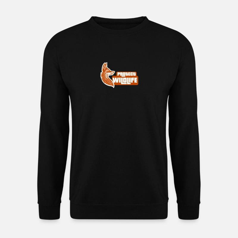 Protect wildlife - Unisex Pullover - Schwarz