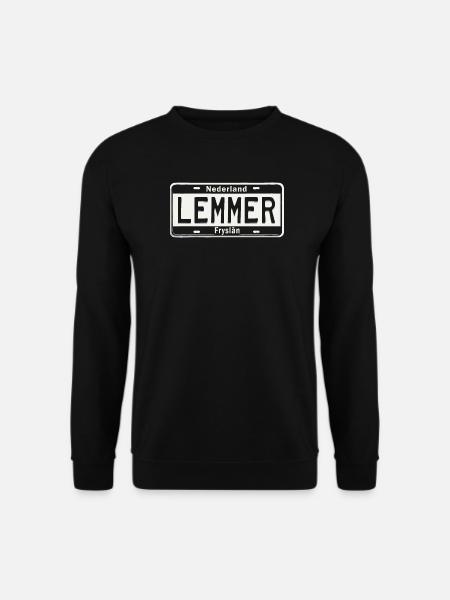 T-Shirt Lemmer Hoodie Ijsselmeer Holland Maritim - Unisex Pullover - Schwarz
