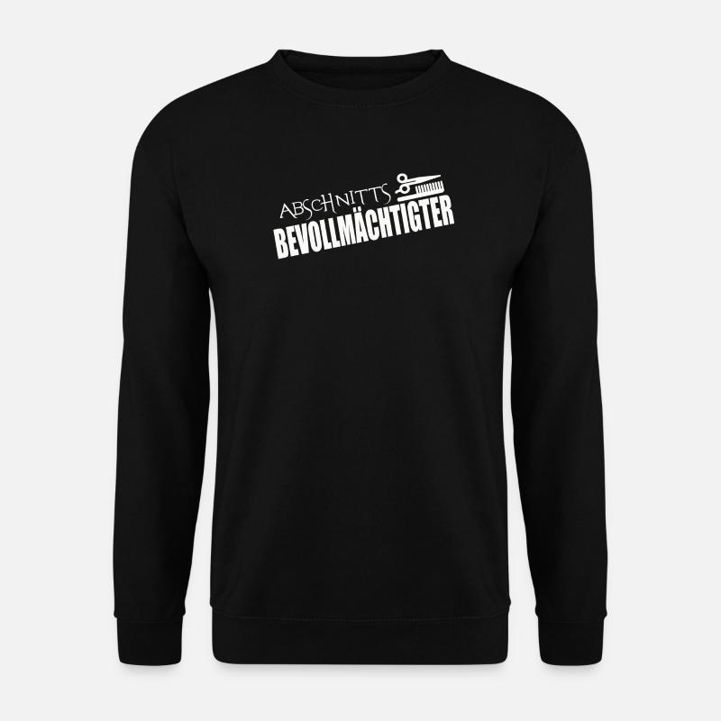 ABSCHNITTSBEVOLLMÄCHTIGTER - Unisex Pullover - Schwarz