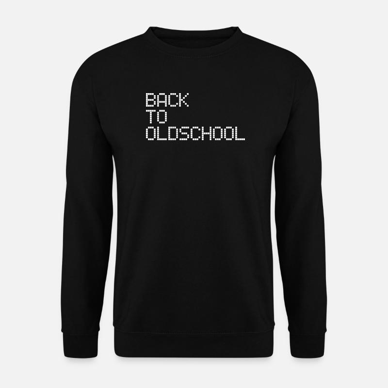 Oldschool - Unisex Pullover - Schwarz