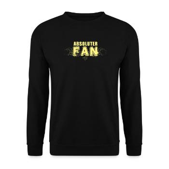 ABSOLUTE FAN - Unisex Sweatshirt - black - Front - Alina (178cm) & Michal (187cm)
