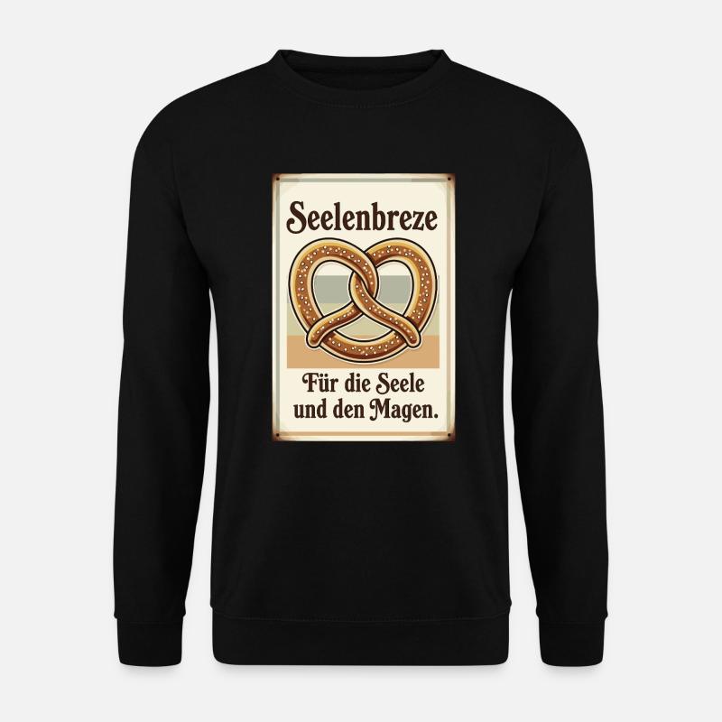 Bretzel à l’âme - Sweat-shirt Unisexe - noir