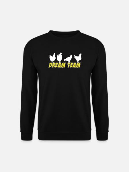 Chicken Design Adventure, Dream Team - Unisex Sweatshirt - black