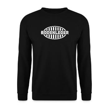 Job Bodenleger - Unisex Pullover - Schwarz - Vorne - Alina (178cm) & Michal (187cm)