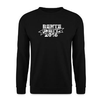 Rentner 2016 - Unisex Pullover - Schwarz - Vorne - Alina (178cm) & Michal (187cm)