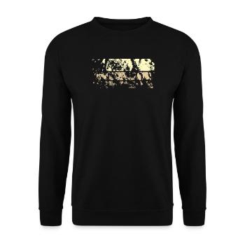 Background Abstract - Unisex Sweatshirt - black - Front - Alina (178cm) & Michal (187cm)