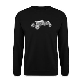 Children's vehicle - Unisex Sweatshirt - black - Front - Alina (178cm) & Michal (187cm)
