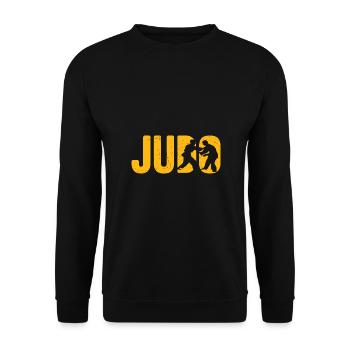 Judo - Sweat-shirt Unisexe - noir - Devant - Alina (178cm) & Michal (187cm)