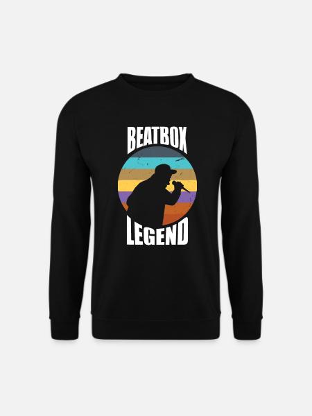 Beatbox Legende Musik Beatboxer Vocal Percussion - Unisex Pullover - Schwarz
