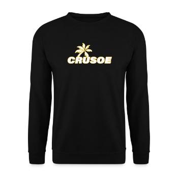 CRUSOE - Unisex Sweatshirt - black - Front - Alina (178cm) & Michal (187cm)