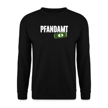 Pawn office - Unisex Sweatshirt - black - Front - Alina (178cm) & Michal (187cm)