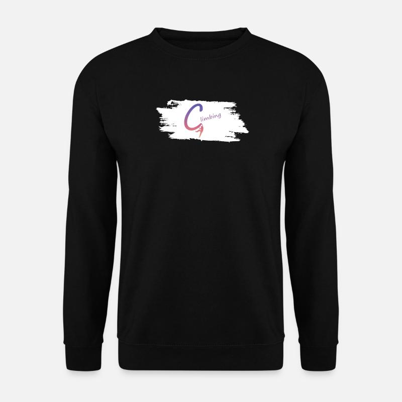 Climbing Logo Gradient - Unisex Sweatshirt - black