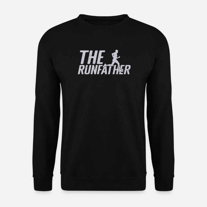 Marathon Runner The Runfather Running - Unisex Sweatshirt - black
