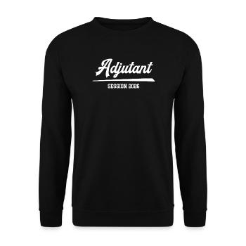Adjutant Karneval 2026 Prinzenführer Kostüm Prinz - Unisex Pullover - Schwarz - Vorne - Alina (178cm) & Michal (187cm)