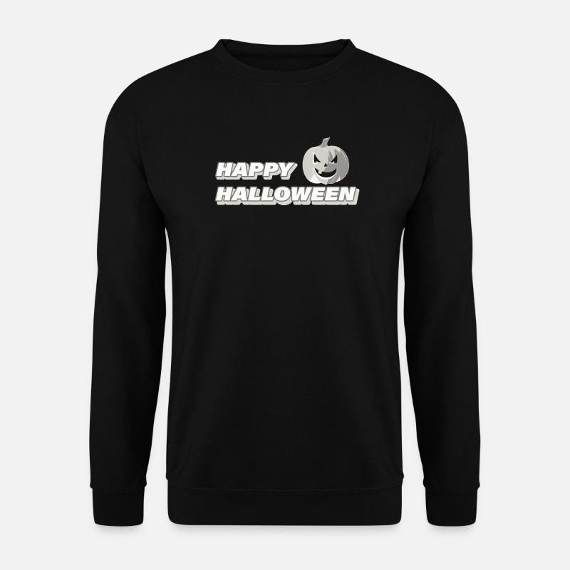 HAPPY HALLOWEEN - Unisex Pullover - Schwarz