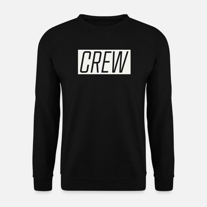 Crew  - Unisex Pullover - Schwarz