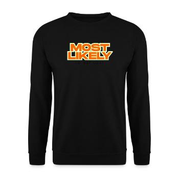 Am wahrscheinlichsten sich verlaufen – lustiger Familienurlaub - Unisex Pullover - Schwarz - Vorne - Alina (178cm) & Michal (187cm)