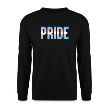 Mois de la fierté LGBT - Fierté trans - Sweat-shirt Unisexe - noir - Devant - Alina (178cm) & Michal (187cm)