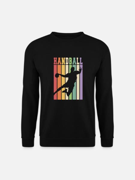 Handball RETRO - Unisex Pullover - Schwarz