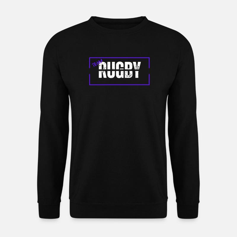 Team rugby blue - Unisex Sweatshirt - black