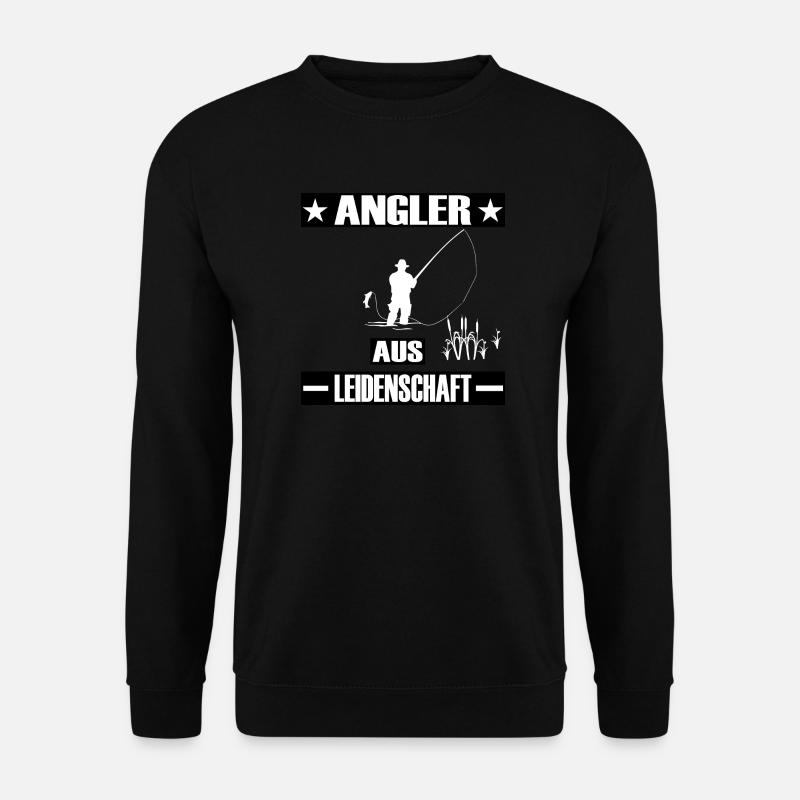 Angeln - Unisex Pullover - Schwarz