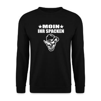 Moin - Unisex Pullover - Schwarz - Vorne - Alina (178cm) & Michal (187cm)