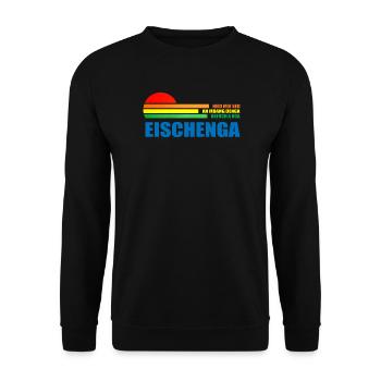 heid moi ned an moang denga oafoch a boa eischenga - Unisex Sweatshirt - black - Front - Alina (178cm) & Michal (187cm)