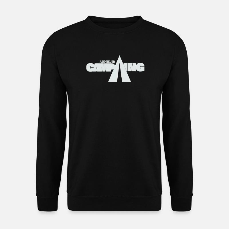 Abenteuer Camping - Unisex Pullover - Schwarz
