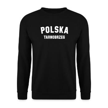 TARNOBRZEG Poland Polen - Unisex Sweatshirt - black - Front - Alina (178cm) & Michal (187cm)