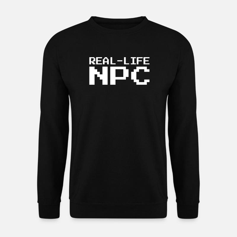 Real Life NPC Gaming - Unisex Pullover - Schwarz