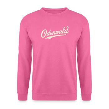 Odenwald Schriftzug Retro - Unisex Pullover - Pink - Vorne