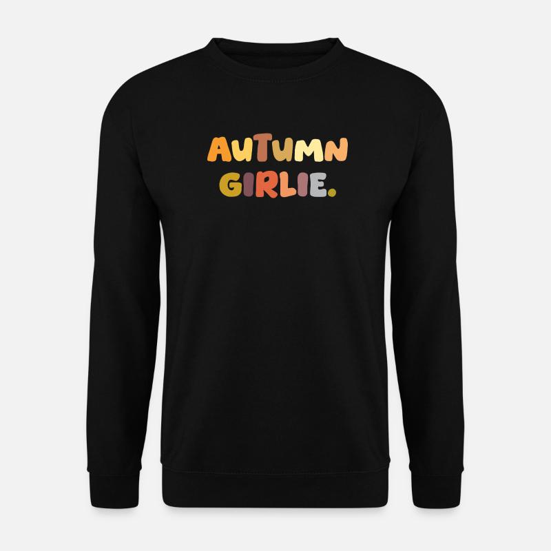 Herbst-Girlie. - Unisex Pullover - Schwarz
