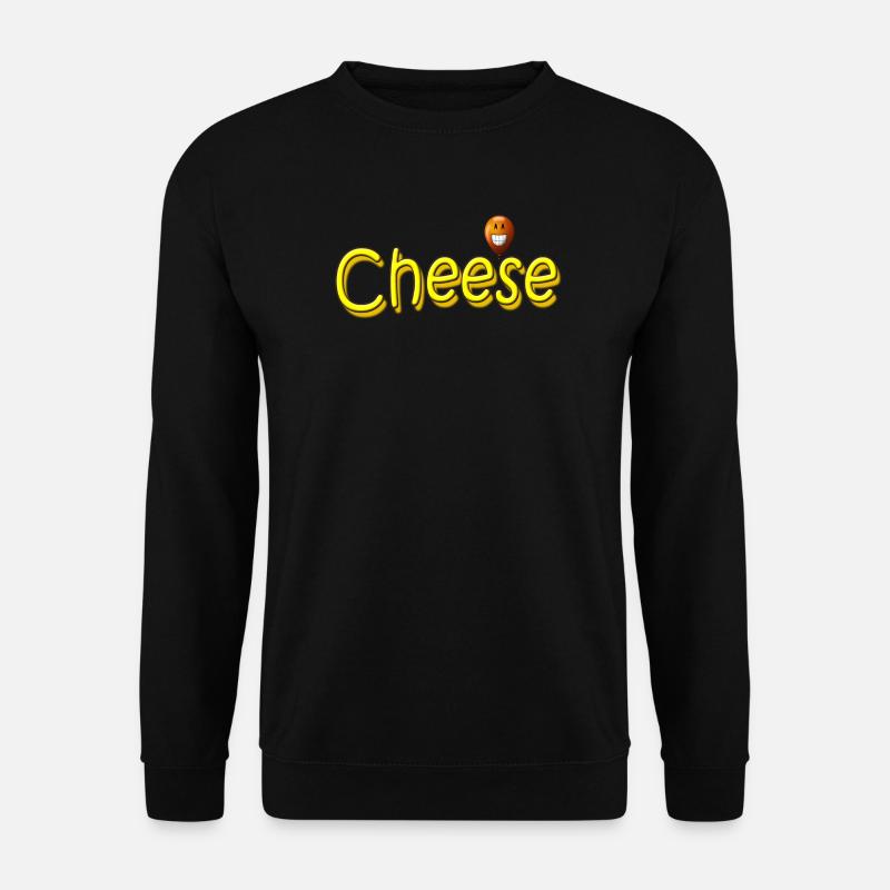 CHEESE - Unisex Pullover - Schwarz