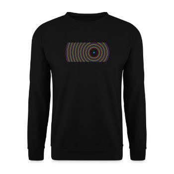 round - Sweat-shirt Unisexe - noir - Devant - Alina (178cm) & Michal (187cm)