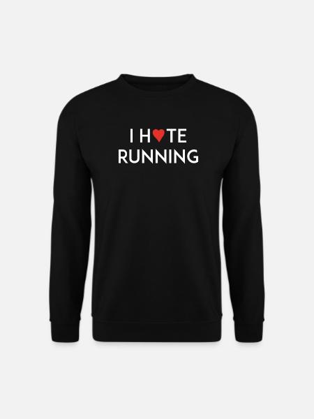 I Love/Hate Running - Unisex Sweatshirt - black