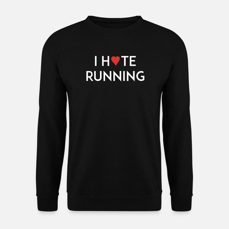 I Love/Hate Running - Unisex Sweatshirt - black