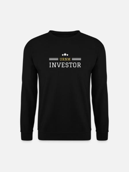 Uran-Investor-Handelsshirt für Rohstoffe - Unisex Pullover - Schwarz