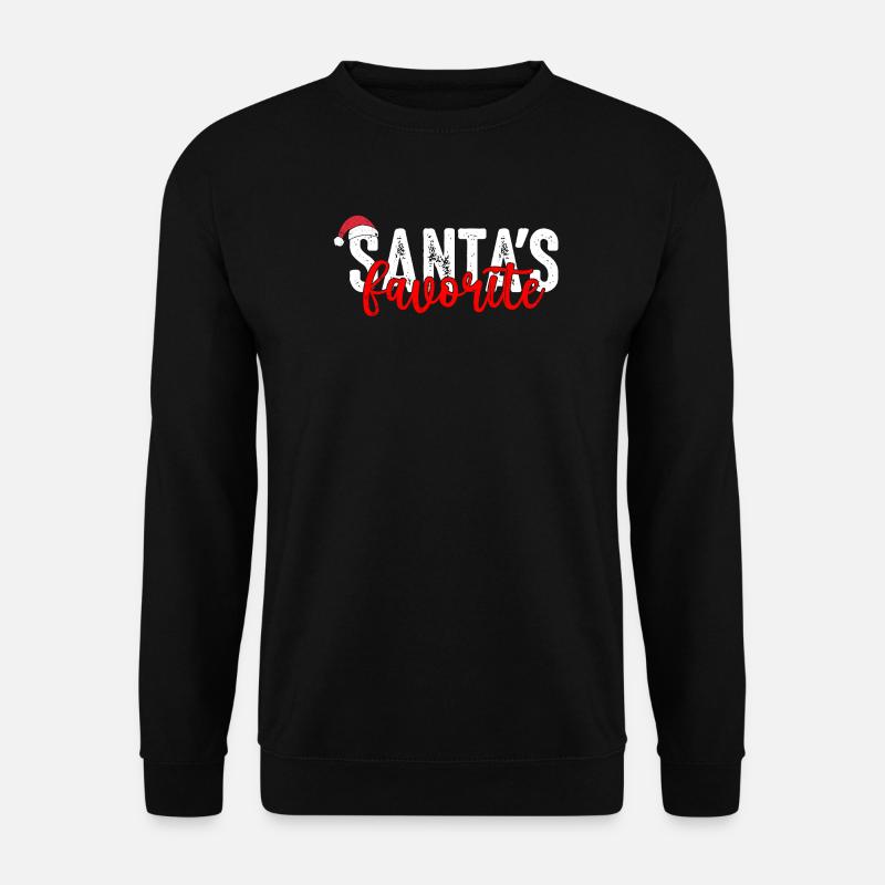 Der Liebling des Weihnachtsmanns - Unisex Pullover - Schwarz