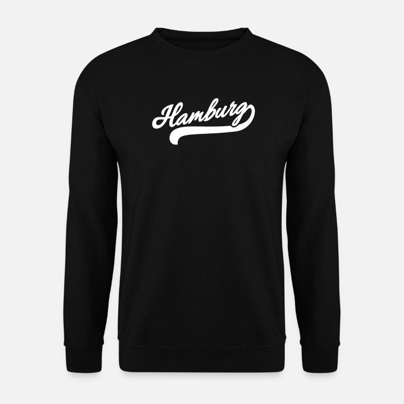 Hamburg Retro - Unisex Pullover - Schwarz