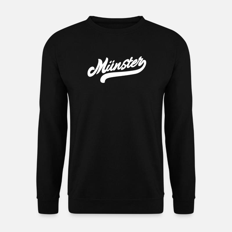 Münster Retro - Unisex Pullover - Schwarz