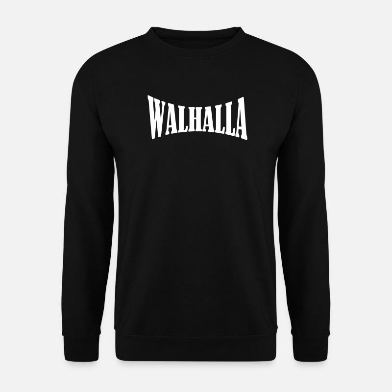 walhalla viking wikinger shirt - Unisex Pullover - Schwarz