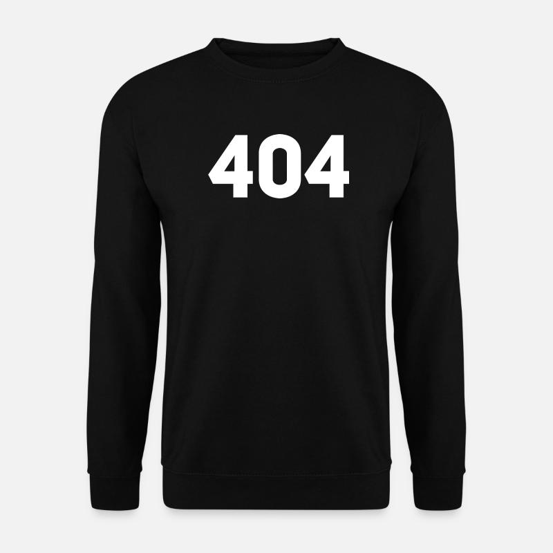 404 - Seite nicht gefunden - Unisex Pullover - Schwarz
