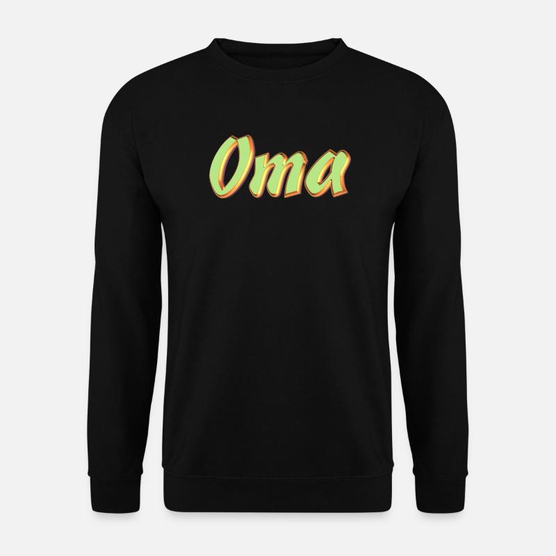 Kosename Oma 3DStyle - Unisex Pullover - Schwarz