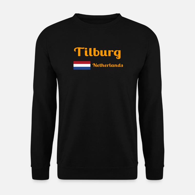 Tilburg, Netherlands- Stylish prints - Unisex Sweatshirt - black