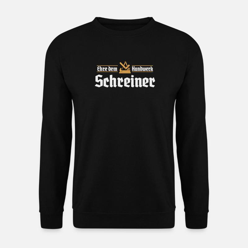 Schreiner Handwerk Zunftzeichen Zunft Handwerker - Unisex Pullover - Schwarz
