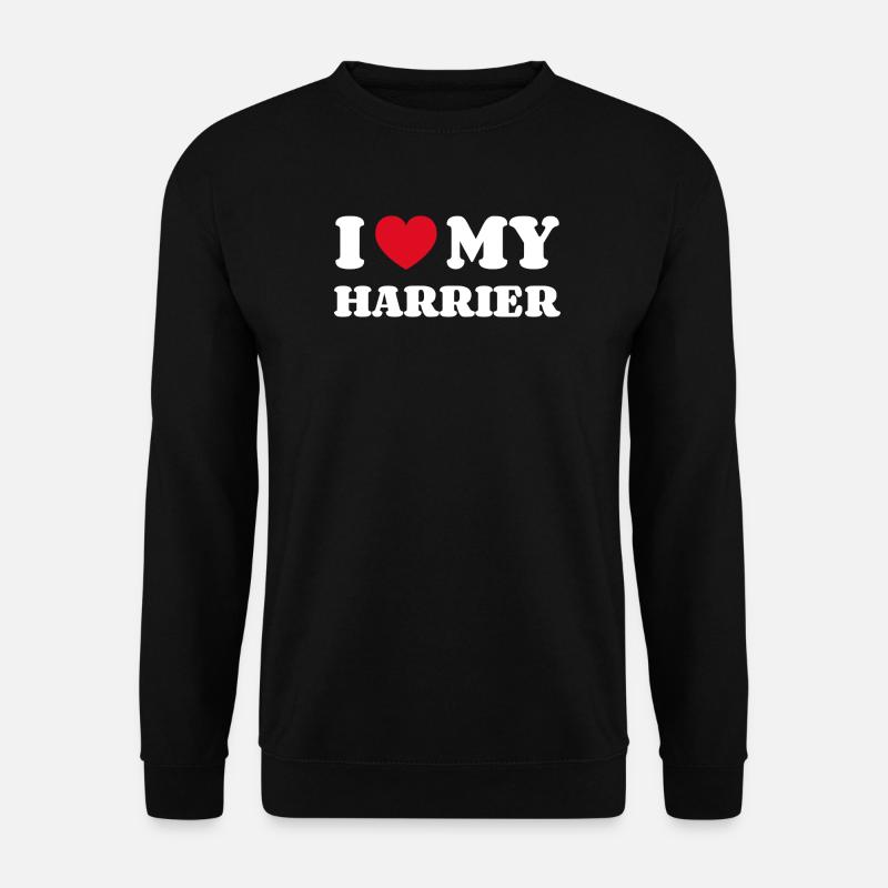 I Love My Harrier - Unisex Pullover - Schwarz