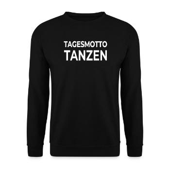 Dance - Unisex Sweatshirt - black - Front - Alina (178cm) & Michal (187cm)