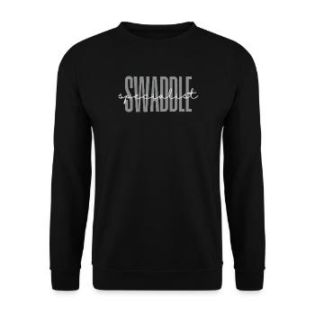 Swaddle Specialist Labor and Delivery NICU Nurse - Unisex Sweatshirt - black - Front - Alina (178cm) & Michal (187cm)
