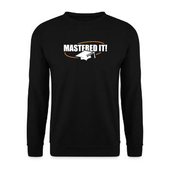 Master 2026 Graduation Graduation - Unisex Sweatshirt - black - Front - Alina (178cm) & Michal (187cm)