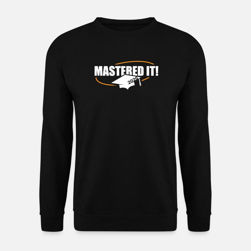 Master 2026 Abschluss Promotion Sponsion - Unisex Pullover - Schwarz